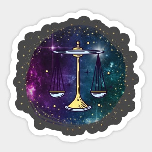 Libra, Libra girl, Zodiac Astrology sign love star happiness Sticker